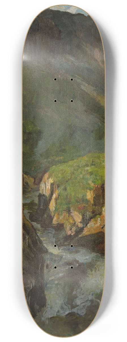 Gerhard Munthe - The River Driva 8.25 inch art skate deck