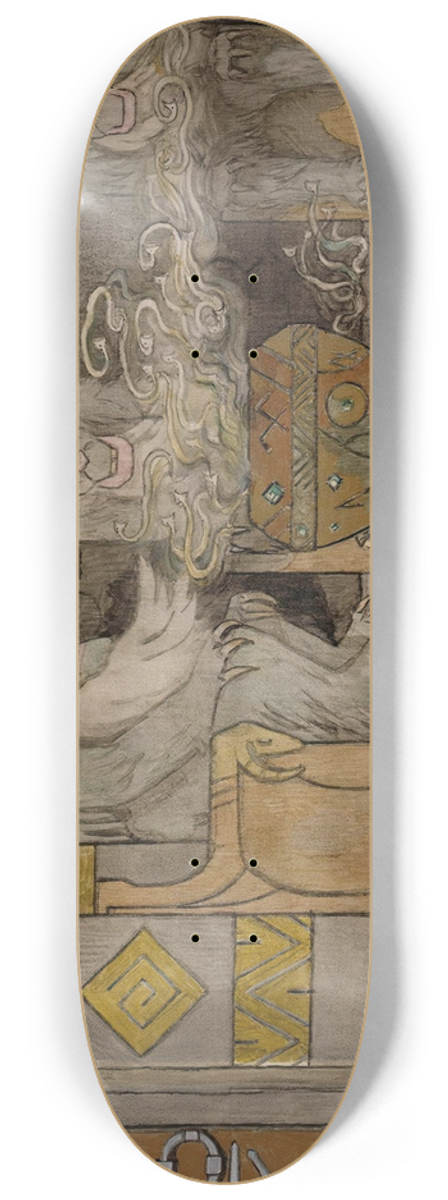 Gerhard Munthe - The second Hall 8.25 inch art skate deck