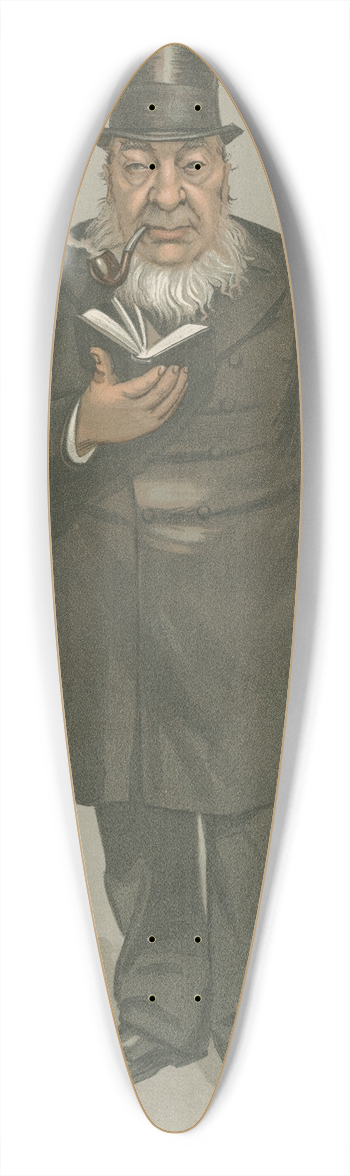 Leslie Matthew Ward - Royalty; Oom Paul, Stephanus Johannes Paulus Kruger, March 8, 1900 39.3 inch art pintail longboard deck