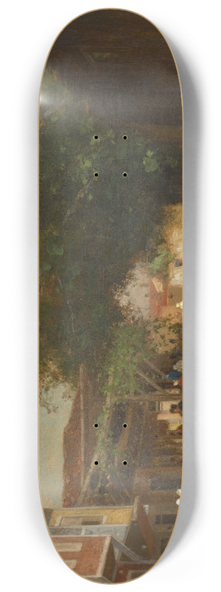 Germain Fabius Brest - A Turkish Street 8.25 inch art skate deck