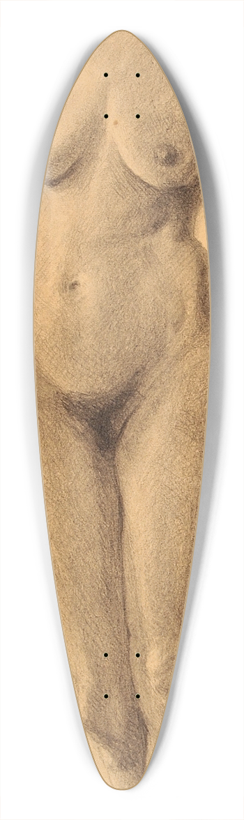 Lilly Walther - Seisev naisakt 39.3 inch art pintail longboard deck