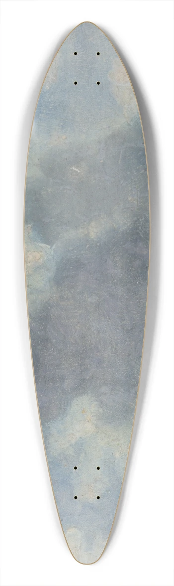 Lionel Constable - Sky Study 39.3 inch art pintail longboard deck