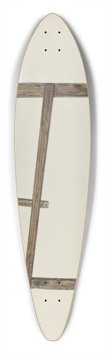 Lloyd Charles Lemcke - Coopersmith Saw 39.3 inch art pintail longboard deck