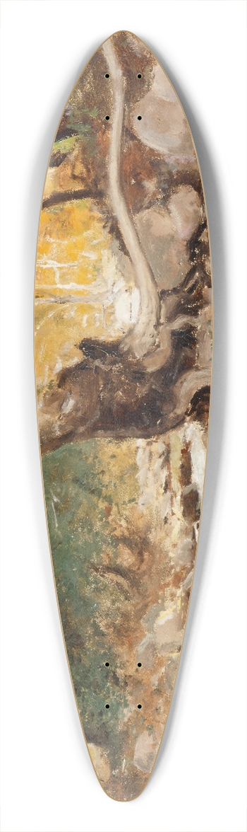 Lockwood de Forest - Mission Canyon, Santa Barbara 39.3 inch art pintail longboard deck