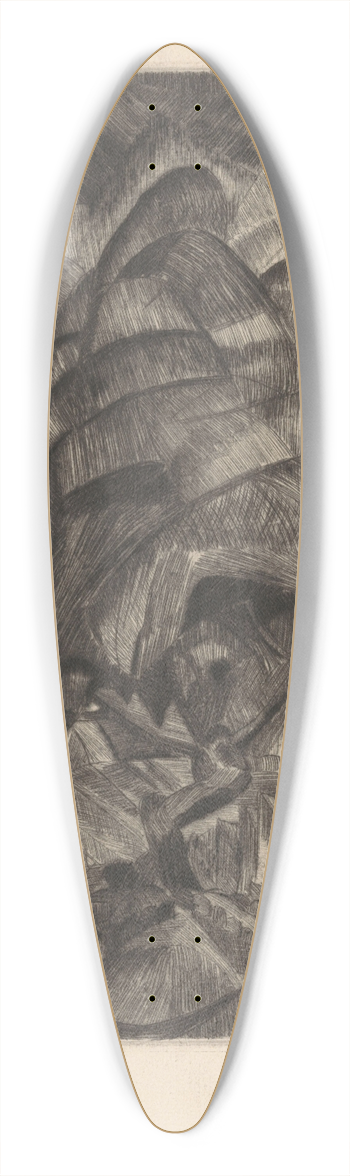 Lodewijk Schelfhout - Larbre 39.3 inch art pintail longboard deck