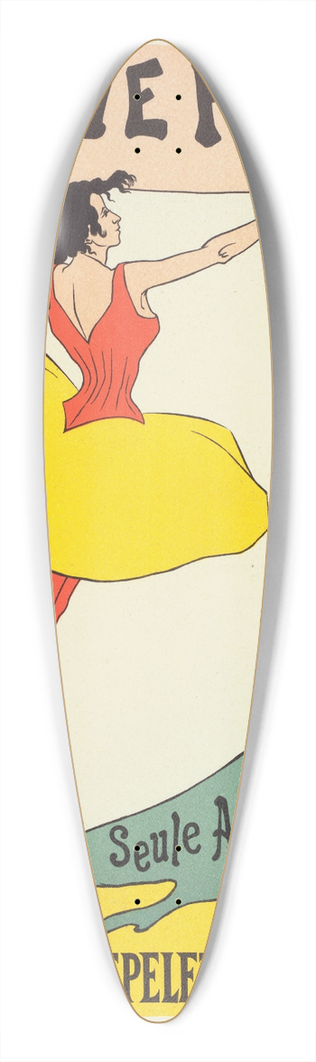 Lo Gausson - Lessive Figaro 39.3 inch art pintail longboard deck