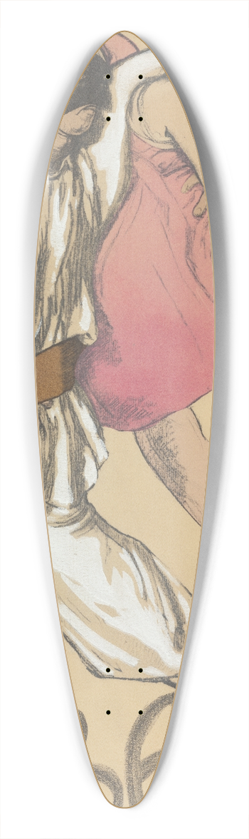 Lon Bakst - Bakst 39.3 inch art pintail longboard deck