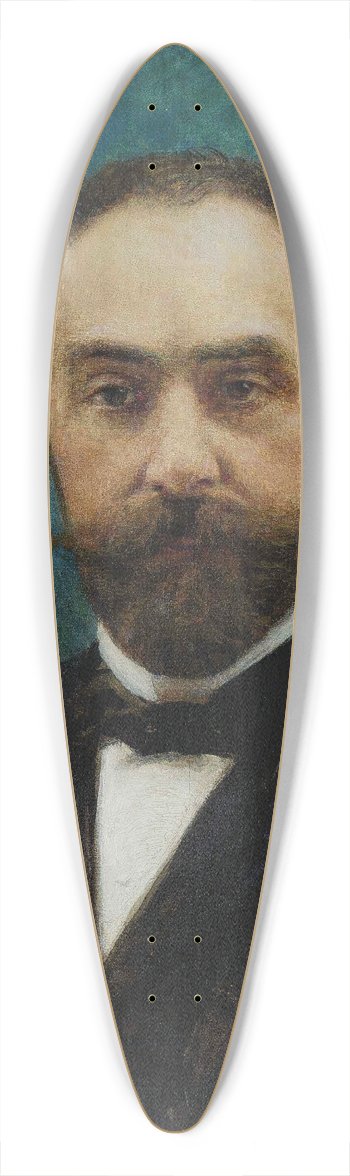Lon Bonnat - Charles Ephrussi 39.3 inch art pintail longboard deck
