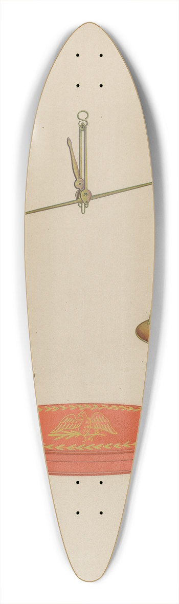 Lon Cronk - Shaker Scales 39.3 inch art pintail longboard deck