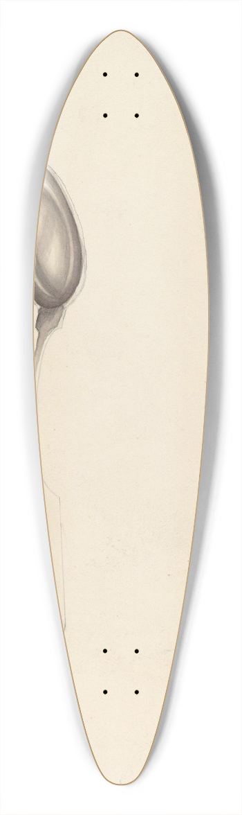 Lon Cronk - Spoon 39.3 inch art pintail longboard deck
