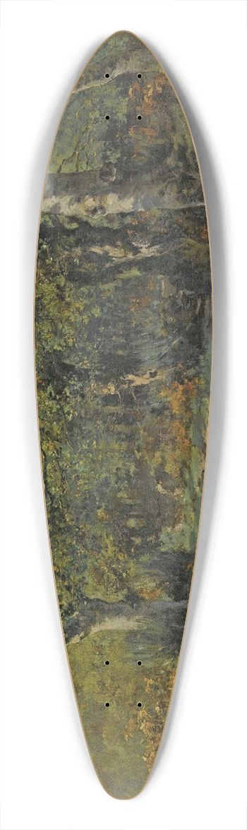 Lon-Germain Pelouse - Paysage 39.3 inch art pintail longboard deck