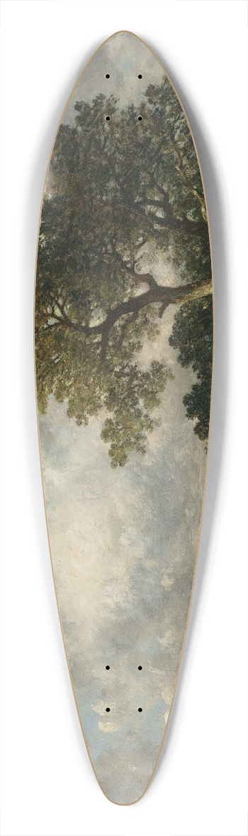 Lon-Victor Dupr - La Mare Aux Chnes 39.3 inch art pintail longboard deck