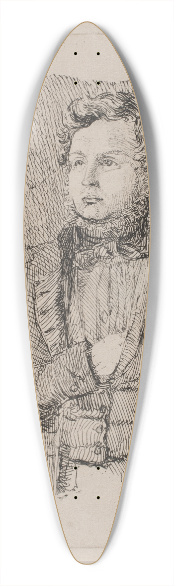 Lorenz Frlich - Kommandr F Frlich 39.3 inch art pintail longboard deck