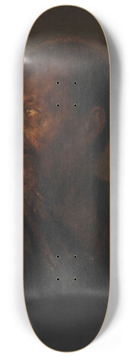 Gerrit Dou - Head of an African 8.25 inch art skate deck