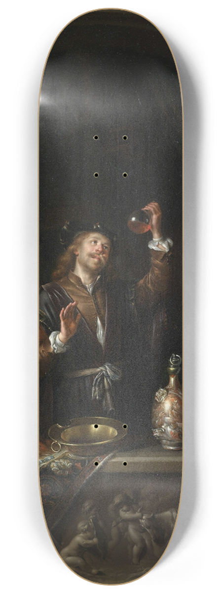 Gerrit Dou - The Doctor 8.25 inch art skate deck