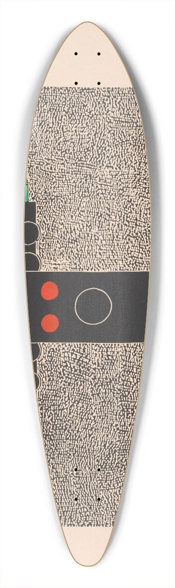 Lothar Schreyer - Geliebte 39.3 inch art pintail longboard deck