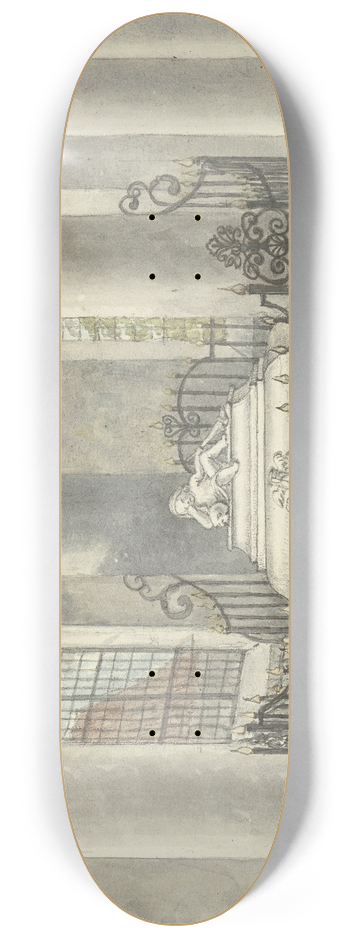 Gerrit Lamberts - Grafmonument van Catharina Alida van der Dussen, in een kerk te Culemborg 8.25 inch art skate deck