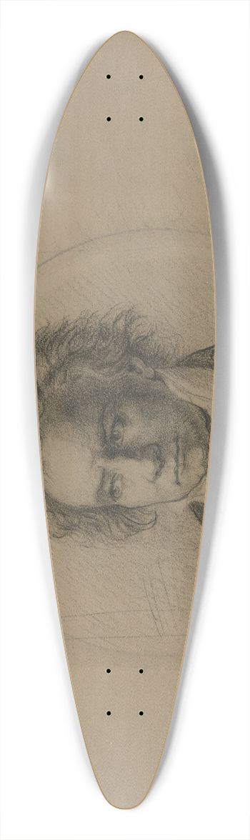 Louis Eysen - Bildnis Ludwig van Beethoven 39.3 inch art pintail longboard deck