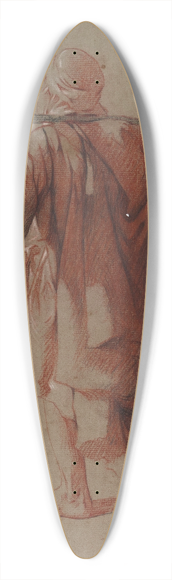 Louis-Franois Cabanes - Arabe vu de dos 39.3 inch art pintail longboard deck