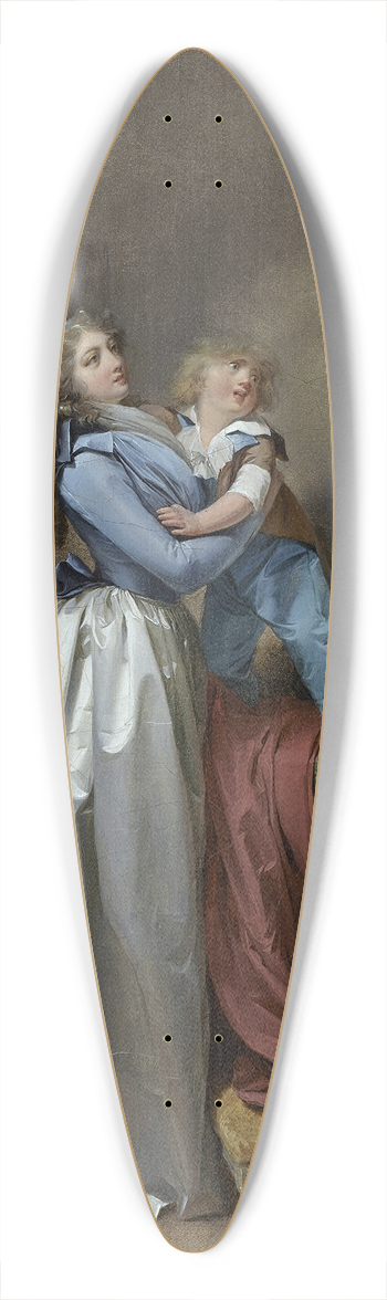 Louis Lopold Boilly - The Dead Mouse 39.3 inch art pintail longboard deck
