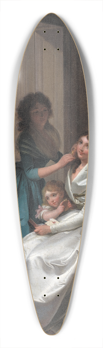 Louis Lopold Boilly - The Present 39.3 inch art pintail longboard deck