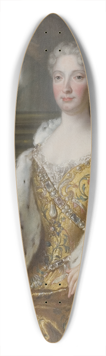 Louis-Michel Van Loo - Unknown princess 39.3 inch art pintail longboard deck