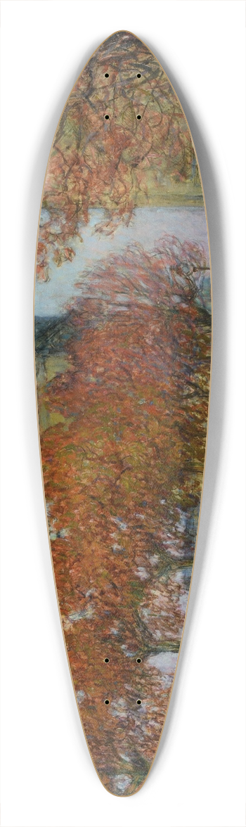 Louis Paviot - LArc de Triomphe de ltoile 39.3 inch art pintail longboard deck