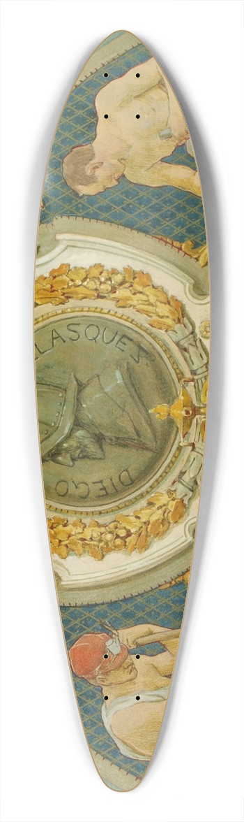 Louis Schaettle - Mining 39.3 inch art pintail longboard deck