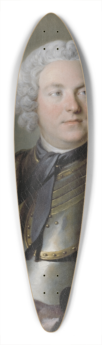 Louis Tocqu - Count Carl Gustaf Tessin 39.3 inch art pintail longboard deck