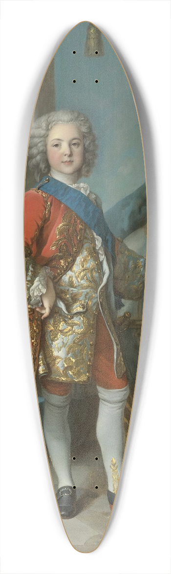 Louis Tocqu - Louis, Dauphinde France 39.3 inch art pintail longboard deck