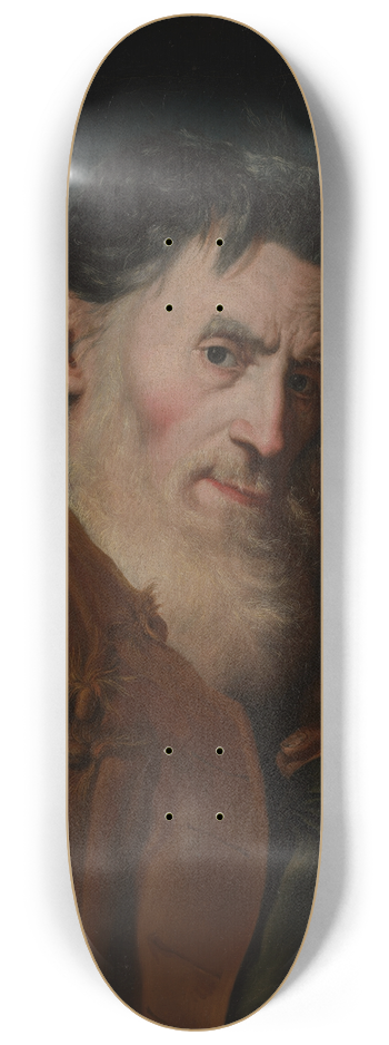 Giacomo Ceruti - An Old Man with a Dog 8.25 inch art skate deck