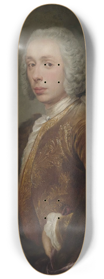 Giacomo Ceruti - Portrait of a Gentleman 8.25 inch art skate deck