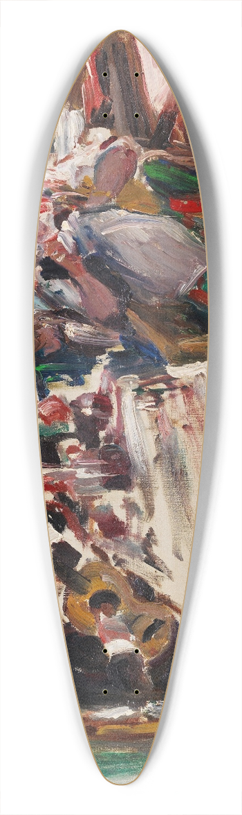 Lovis Corinth - Tiroler Bauernstube 39.3 inch art pintail longboard deck