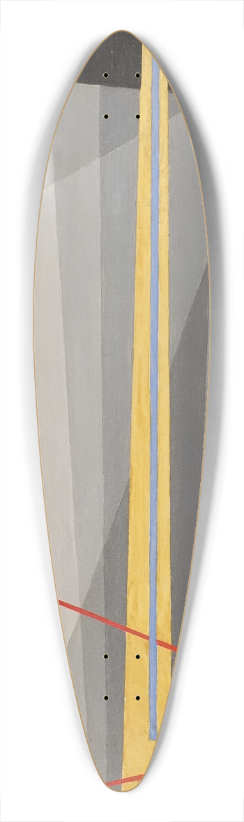 Lszl Moholy-Nagy - Construction 39.3 inch art pintail longboard deck