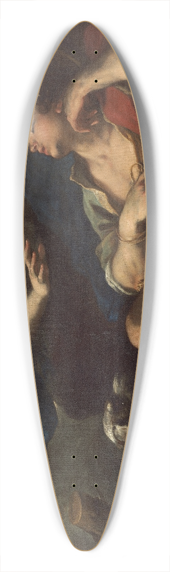 Luca Giordano - Diana and Endymion 39.3 inch art pintail longboard deck
