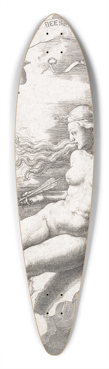 Lucas Van Leyden - Venus 39.3 inch art pintail longboard deck