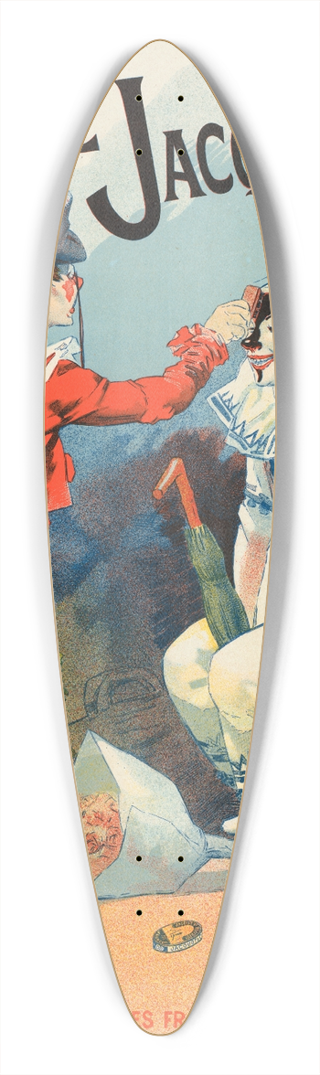 Lucien Lefvre - Cirage Jacquot Et Cie 39.3 inch art pintail longboard deck