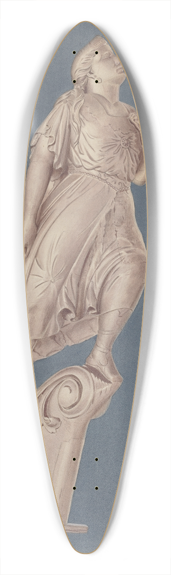 Lucille Chabot - Figurehead from Empress 39.3 inch art pintail longboard deck