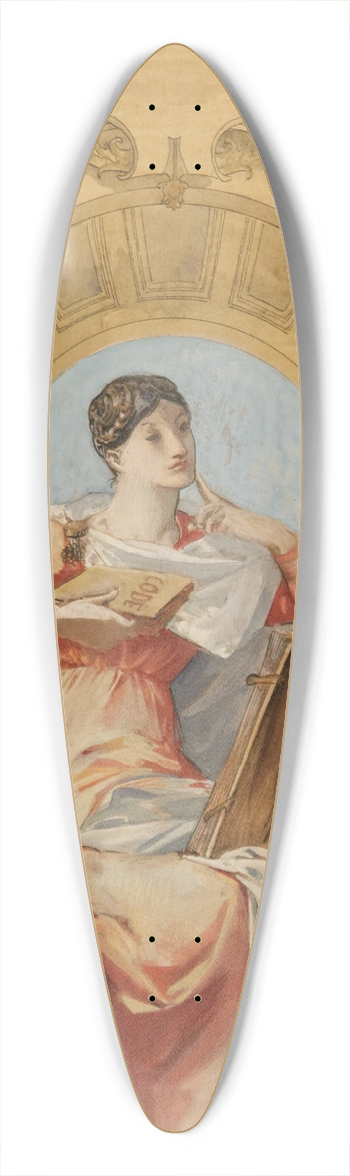 Luc-Olivier Merson - Les Sciences juridiques 39.3 inch art pintail longboard deck