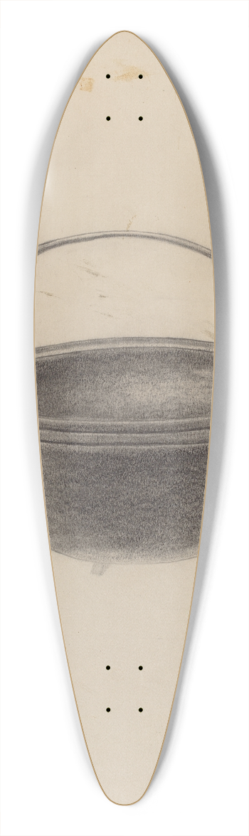 Ludmilla Calderon - Fire Place Kettle 39.3 inch art pintail longboard deck