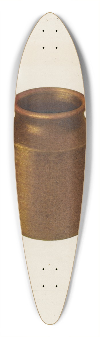 Ludmilla Calderon - Small Earthen Jar 39.3 inch art pintail longboard deck