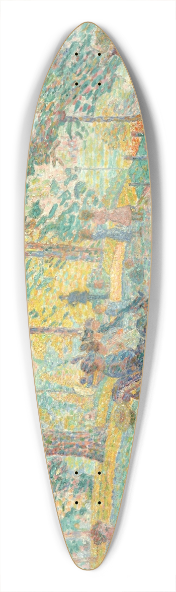 Ludovic Valle - LAprs-midi au parc Montsouris 39.3 inch art pintail longboard deck
