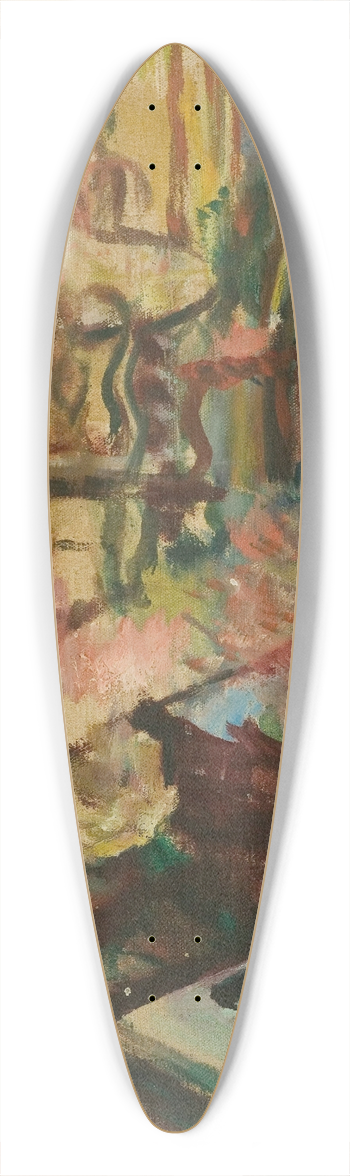 Ludvig Karsten - Interir 39.3 inch art pintail longboard deck