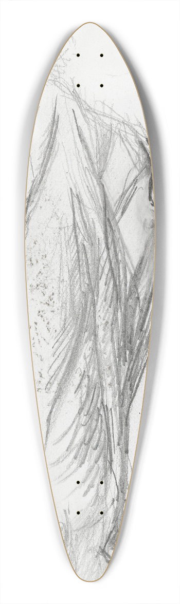 Ludvig Karsten - Mannsakt 39.3 inch art pintail longboard deck