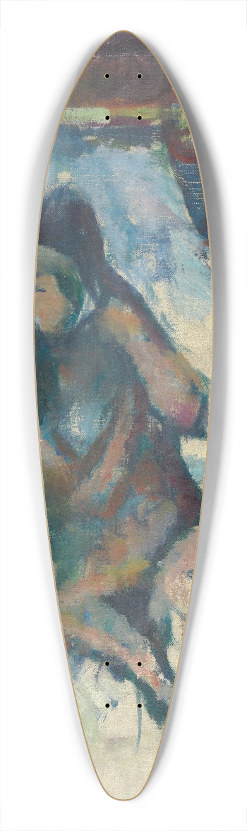 Ludvig Karsten - Naken pike i sengen 39.3 inch art pintail longboard deck