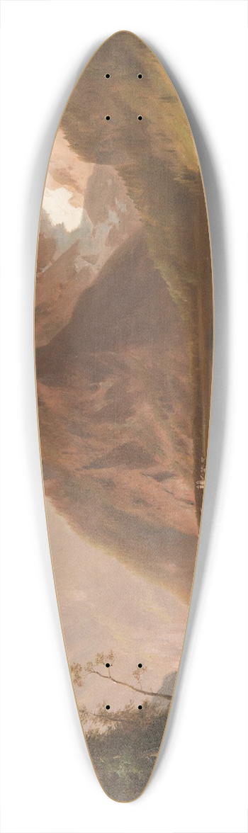 Ludvk Bartk - Alpine Lake 39.3 inch art pintail longboard deck