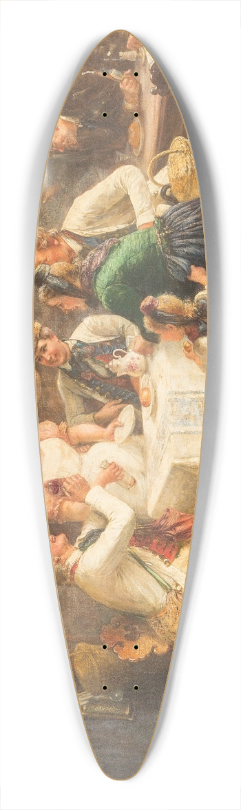 Ludwig Blume-Siebert - Things happen when you least expect them 39.3 inch art pintail longboard deck