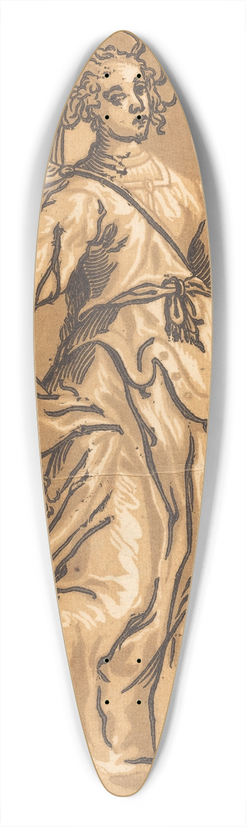 Ludwig Bsinck - Judith and Holofernes 39.3 inch art pintail longboard deck