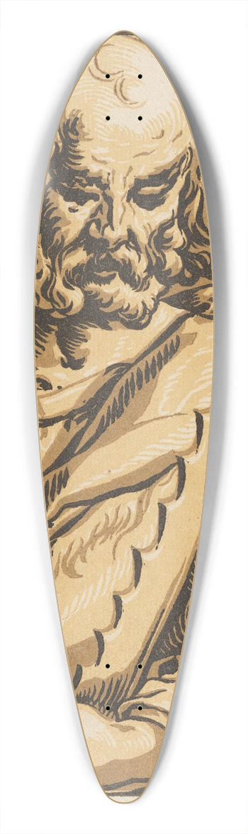 Ludwig Bsinck - Simon 39.3 inch art pintail longboard deck