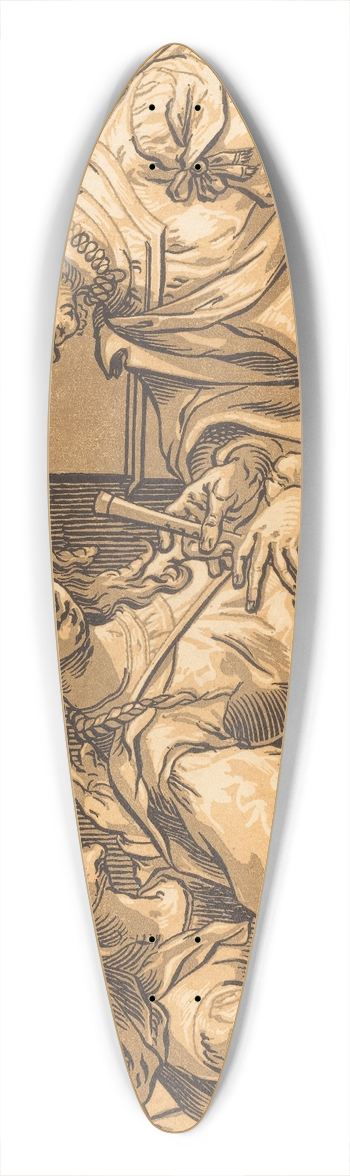 Ludwig Bsinck - The Procuress 39.3 inch art pintail longboard deck
